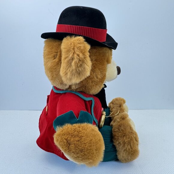 Vintage Kmart Teddy Bear Lane Christmas Bear 1994 Limited Edition Plush Toy 20" - Picture 6 of 14